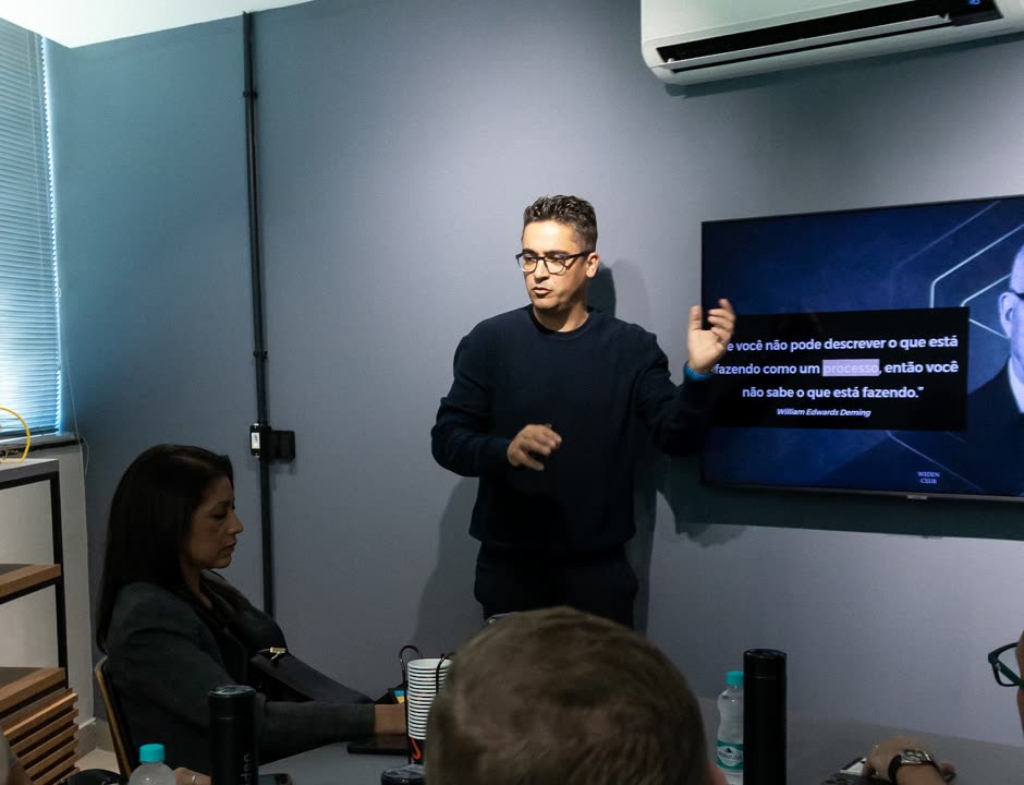 Turma reunida na sala